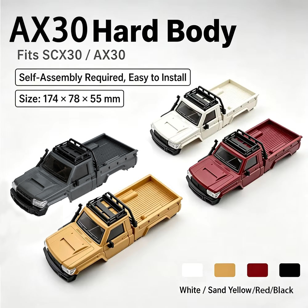Rc Hobby Model - Bodi Keras untuk Mobil Pickup AX30,