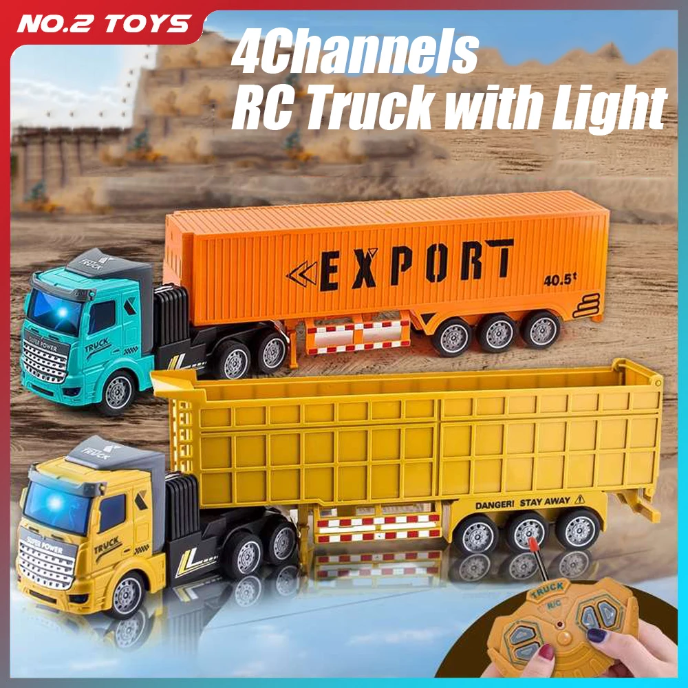 Yunshen Rc Hobby - Truk Kontainer RC 1/48 Mainan Anak-anak