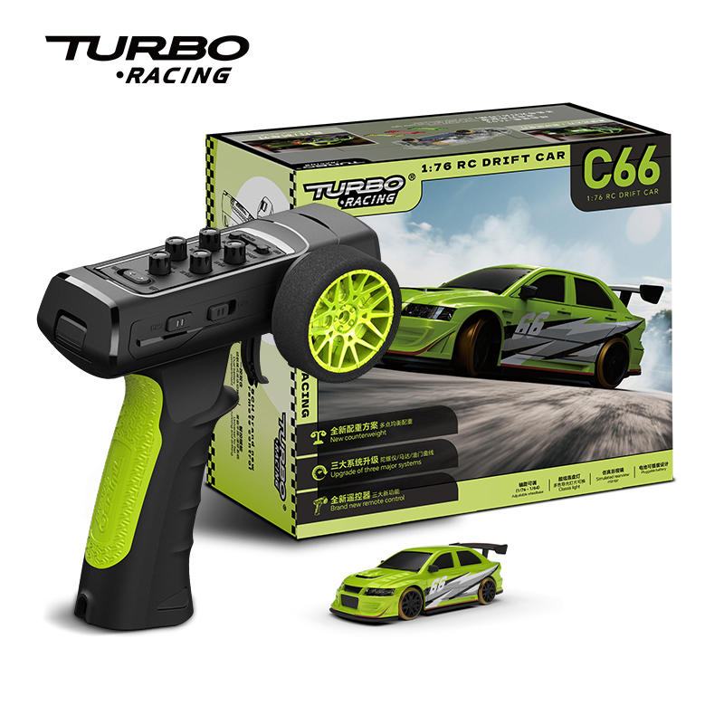 Rc Hobby Grade Drift Car - Mobil RC Drift Turbo Racing 1:76