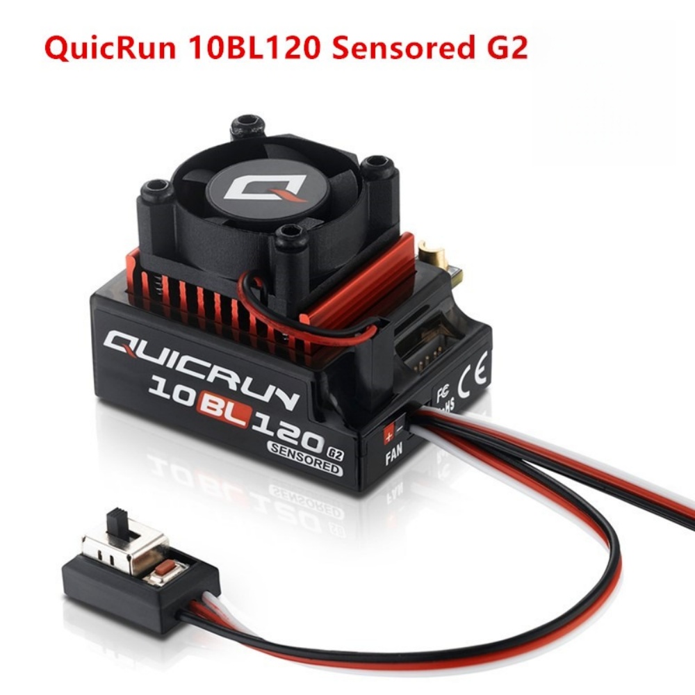 Rc Hobby Model - FATJAY Hobbywing QUICRUN-10BL-120-G2 120A ESC Sensored