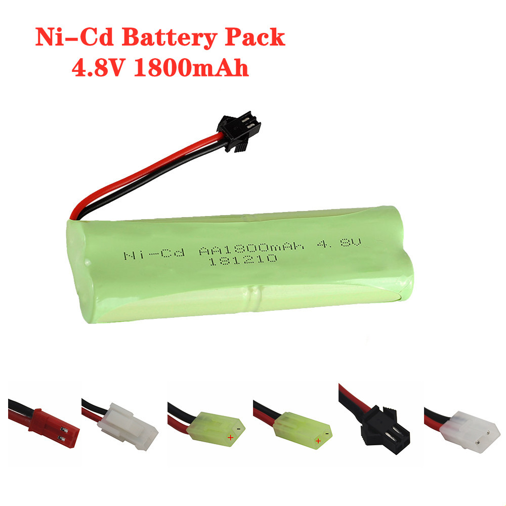 Rc Hobby Model - Baterai 4.8V 1800Mah NiCd AA 4.8V