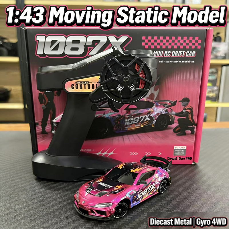 Mobil Drift Rc Mini 1087x 1:43 - Rc Hobby Grade Drift Car ulasan dan harga