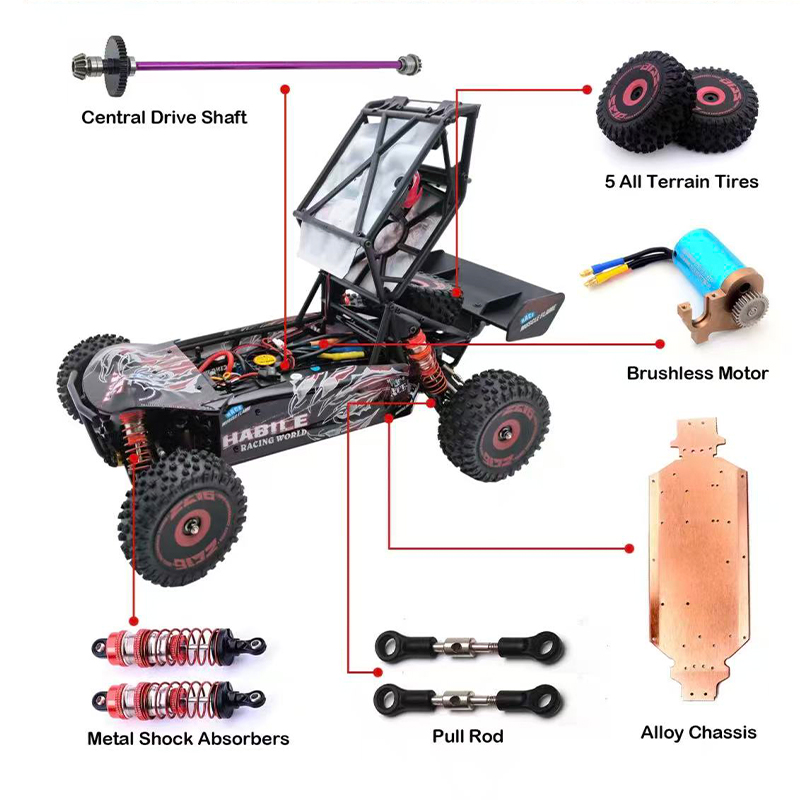 Mobil RC WLtoys 124016 V8 Brus - Rc Hobby Grade Drift Car ulasan dan harga