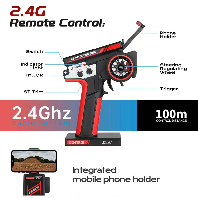 Mobil RC WLtoys 124016 V8 Brus - Rc Hobby Grade Drift Car ulasan dan harga