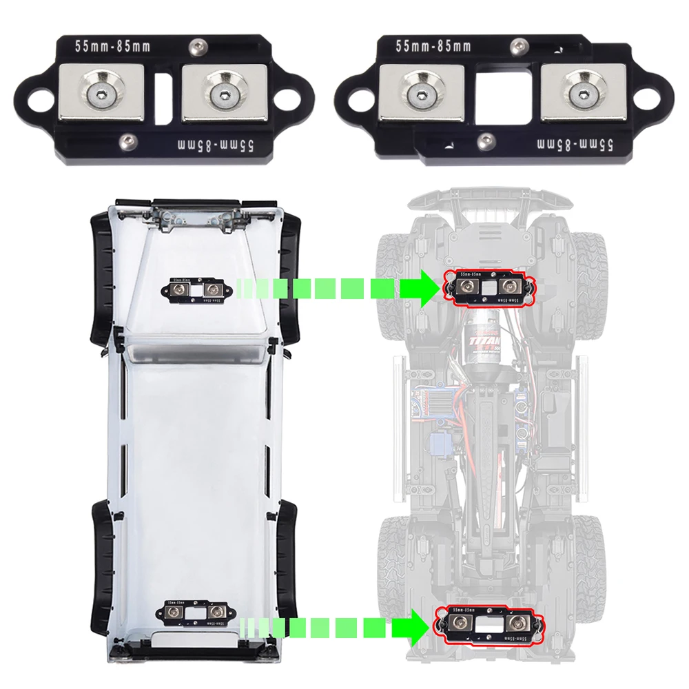 4 Buah 55-85Mm Tiang Badan Mag - Body Shell Rc ulasan dan harga