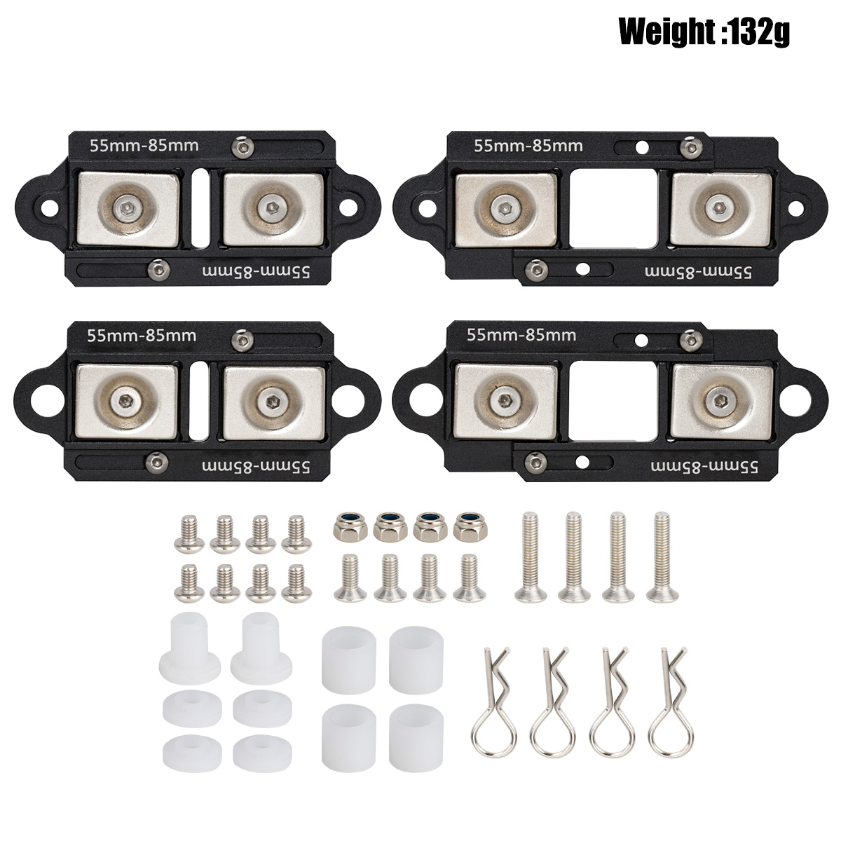4 Buah 55-85Mm Tiang Badan Mag - Body Shell Rc ulasan dan harga