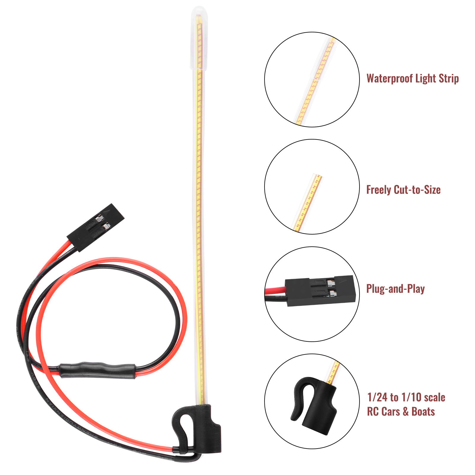 ModRax 2PCS Lampu Antena LED R - Yunshen Rc Hobby ulasan dan harga