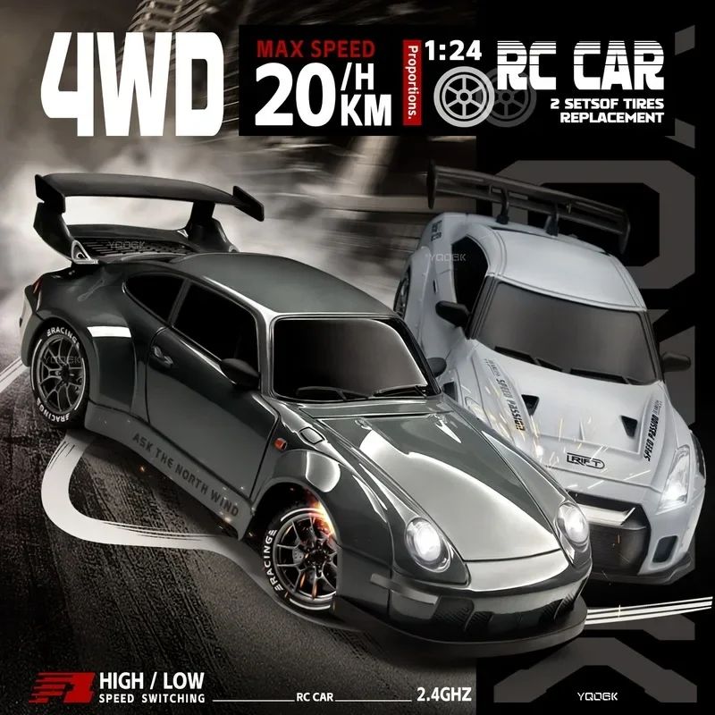 Mobil RC Drift 4WD 2.4GHz 4x4  - Rc Hobby Grade Drift Car ulasan dan harga