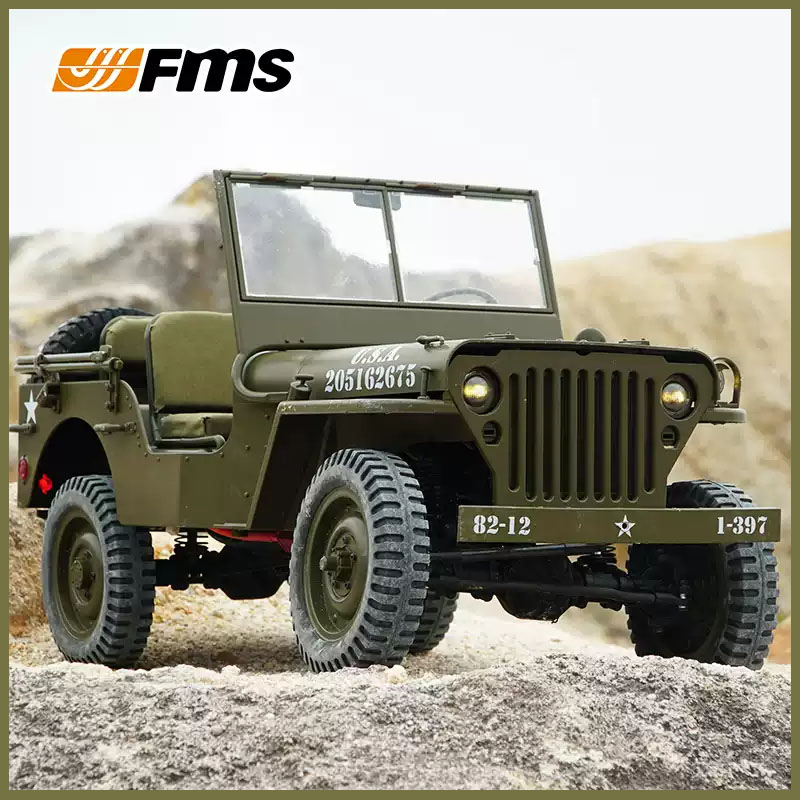 FMS 1/6 Climber 1941 Willys MB - Yunshen Rc Hobby ulasan dan harga